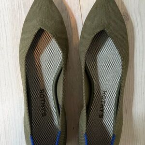 Rothy's Olive Green Women's Flats Size 10.5 Like New!
